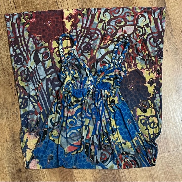 Charming Charlie braided multi colored Maxi Dress - Picture 6 of 14